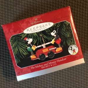 Mickey and Minnie Xmas Ornament